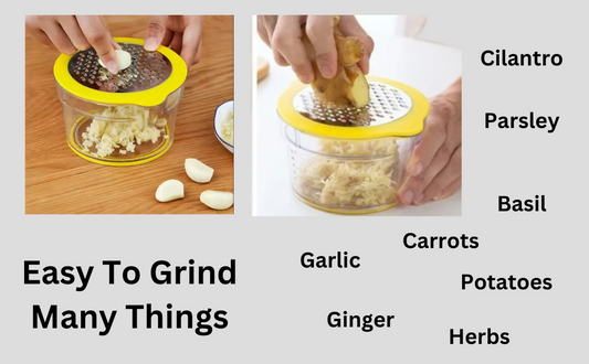 Corn Cob Stripper with bowl and grater for easy ingredient preparation.